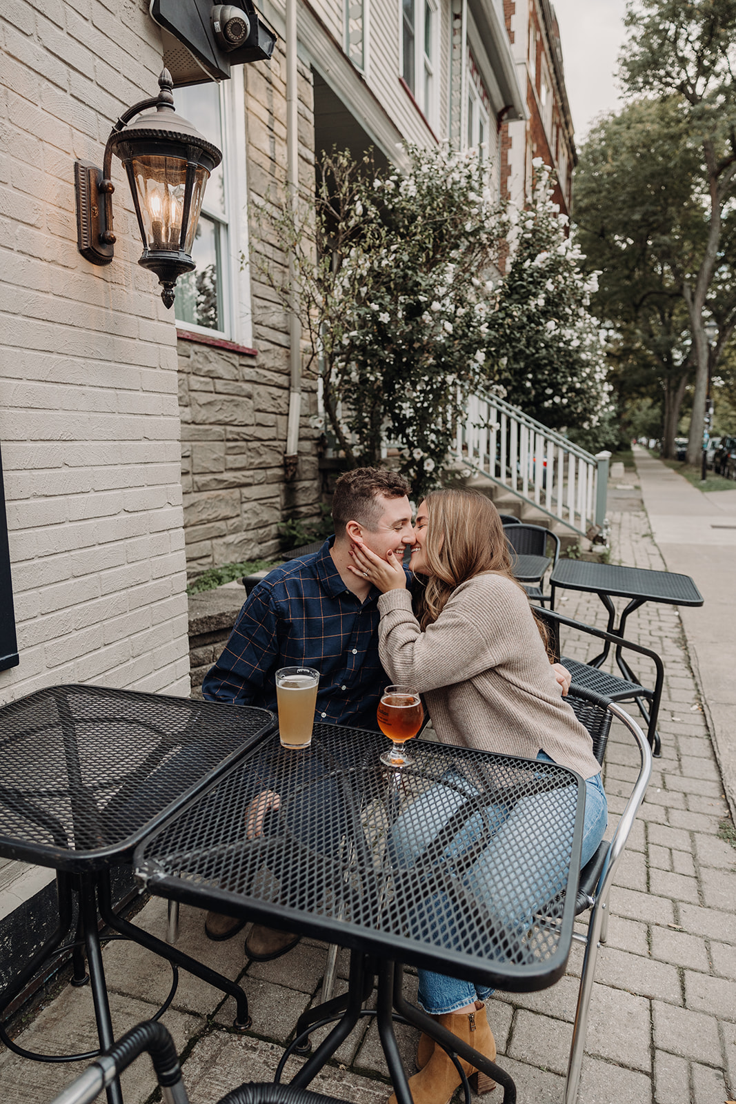 Downtown Rochester Engagement Session at Pub